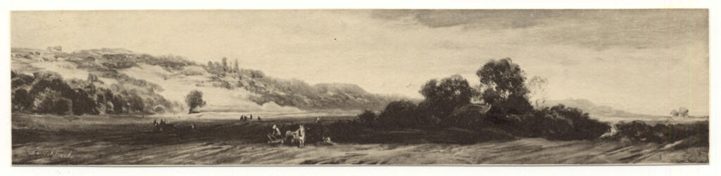 Anonimo , Schleich, Eduard - sec. XIX - Paesaggio , fronte
