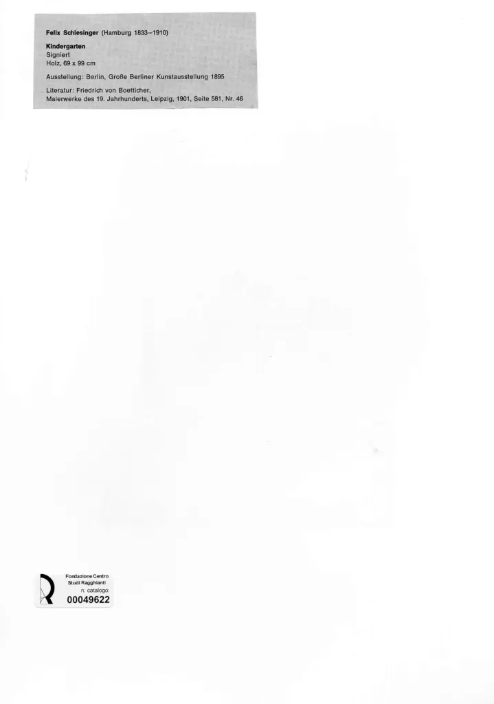 Anonimo , Schlesinger, Felix , retro