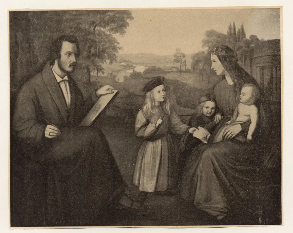 Schmitt, Georg Philipp , Il pittore con la sua famiglia -