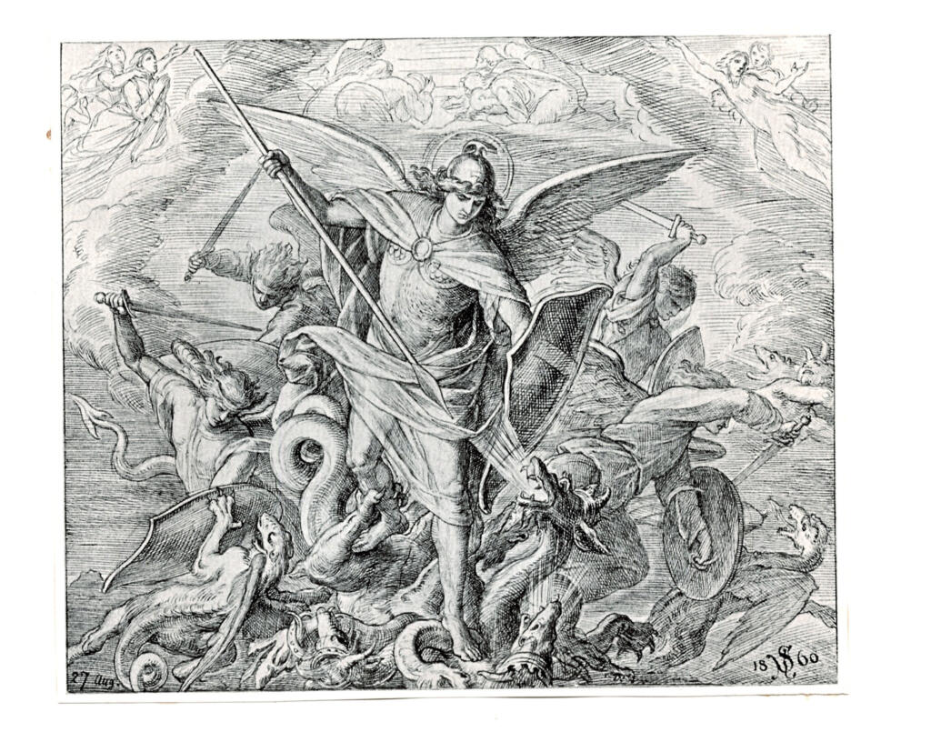 Schnorr von Carolsfeld, Julius , San Michele e il drago -