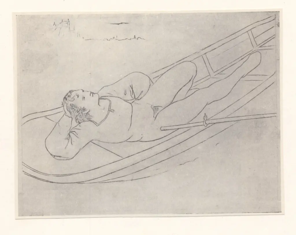 Moritz von Schwind, Ludwig , - ragazzo in barca