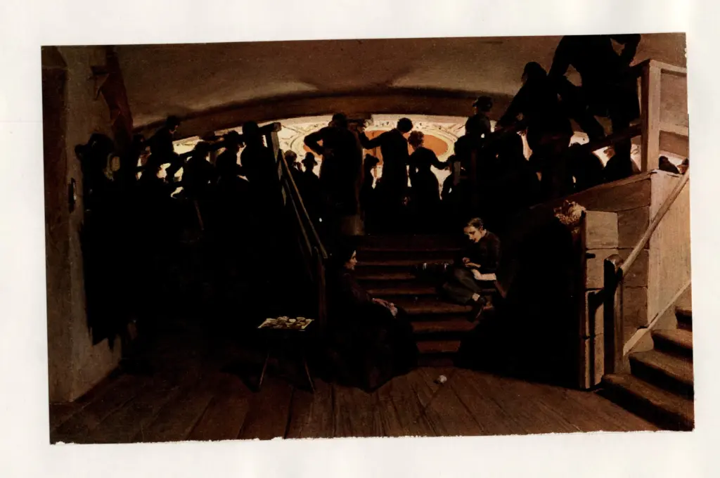 Speckter, Hans , La galleria del teatro di Amburgo -