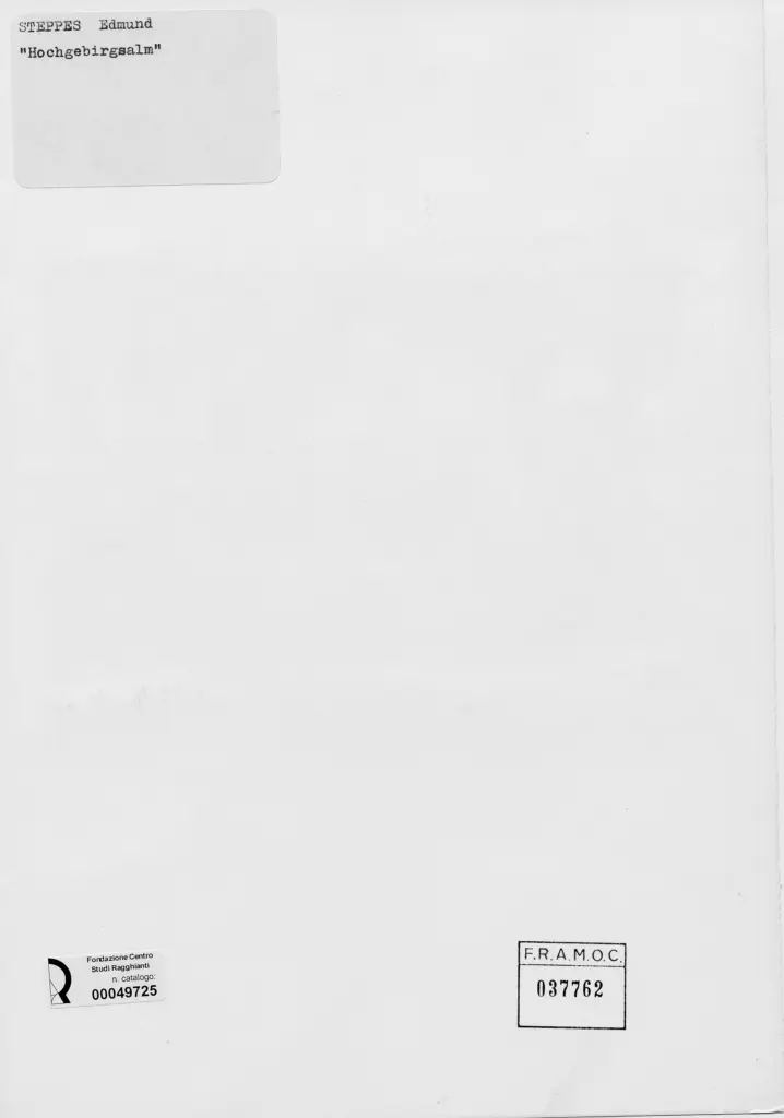 Anonimo, Anonimo , retro