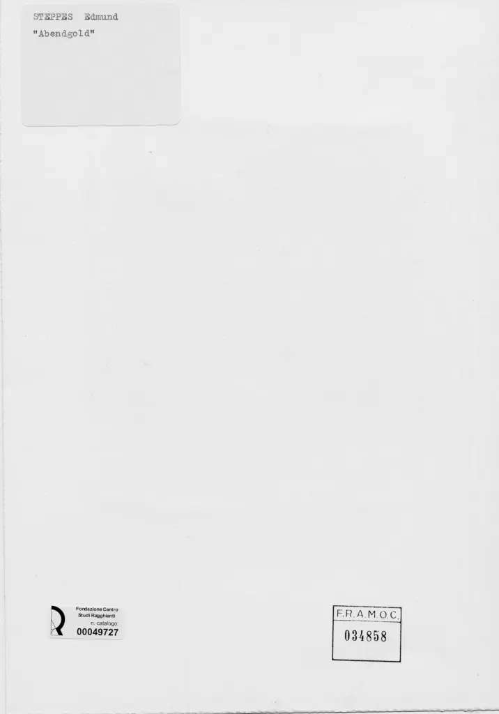 Anonimo, Anonimo , retro