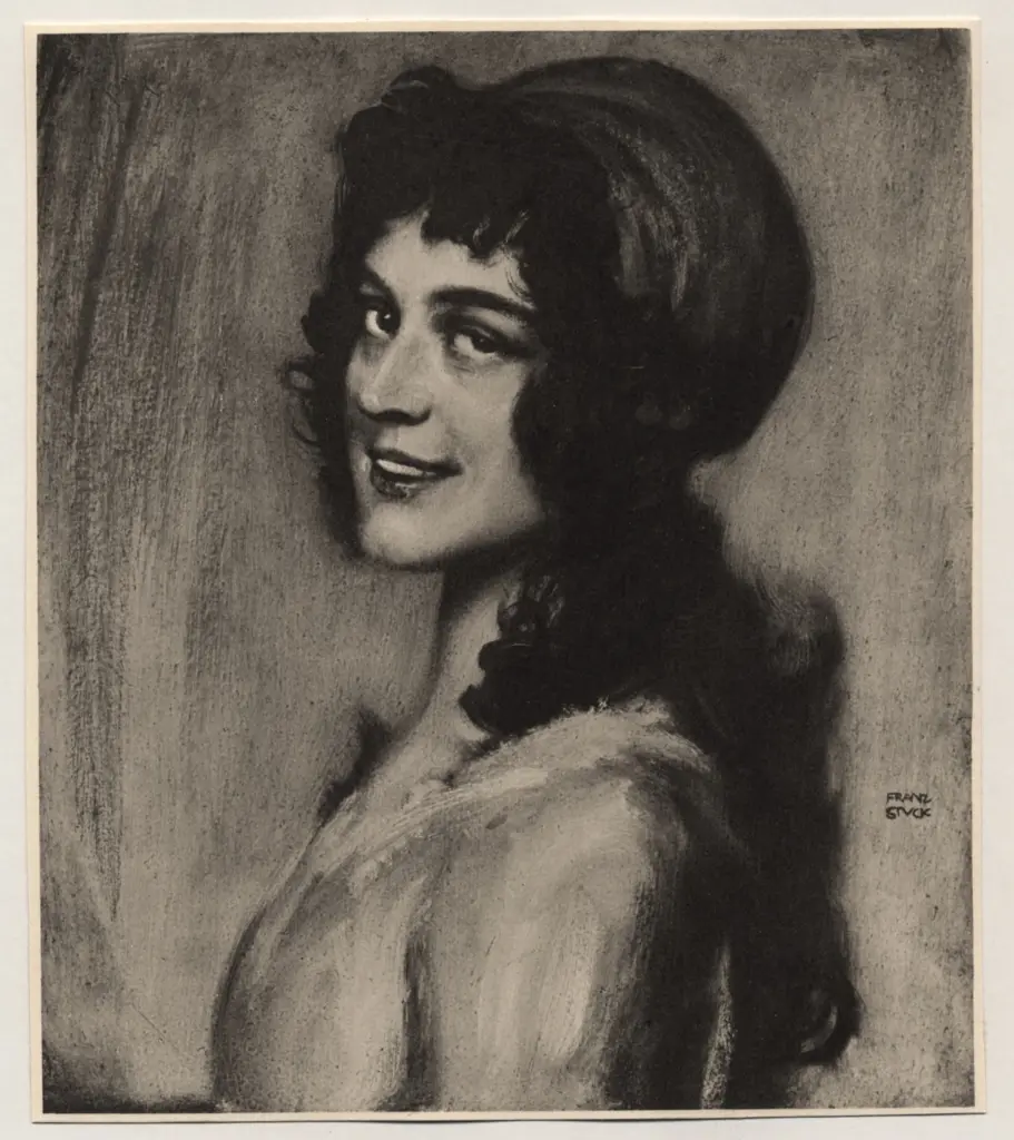 von Stuck, Franz , - ritratto di donna