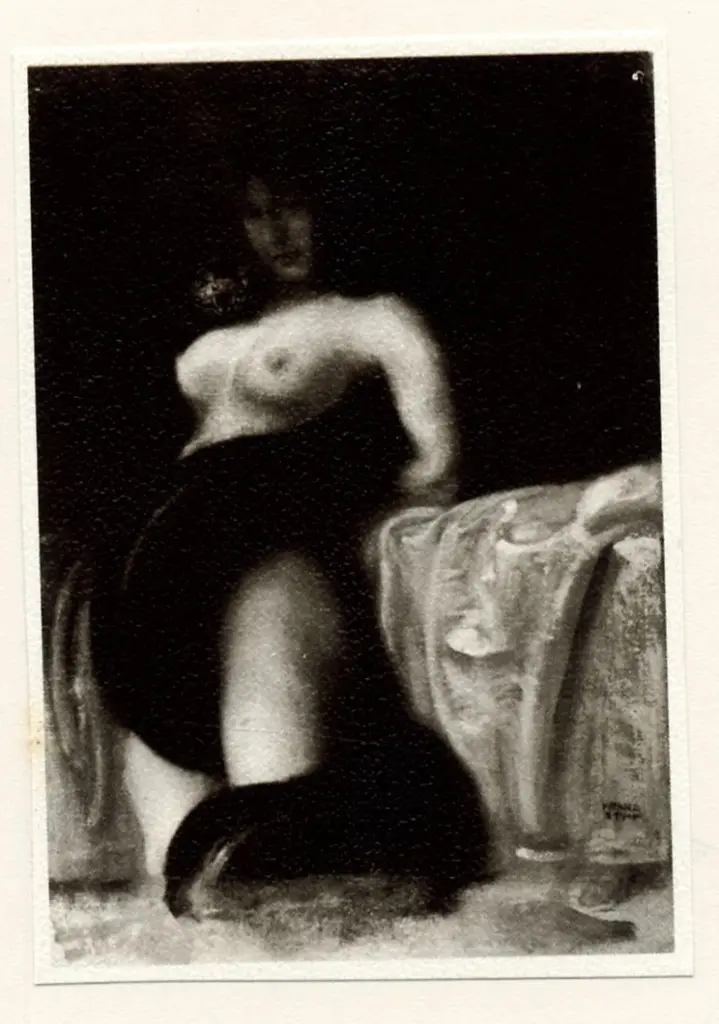 von Stuck, Franz , - nudo di donna avvolta da serpente