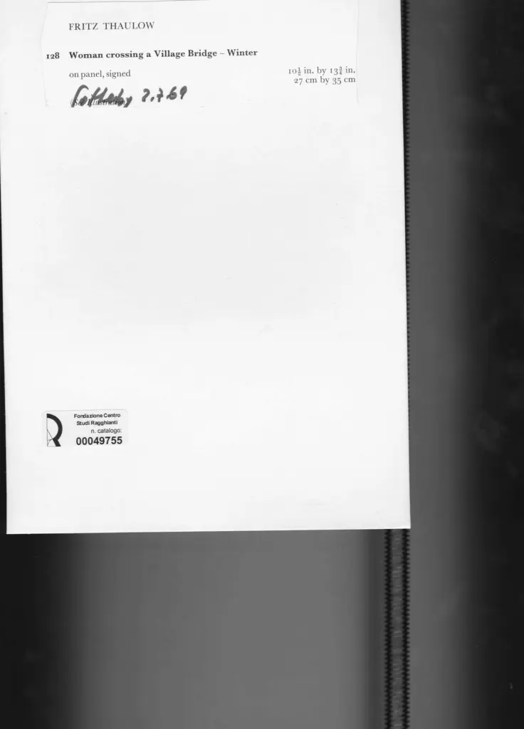 Thaulow, Fritz , retro