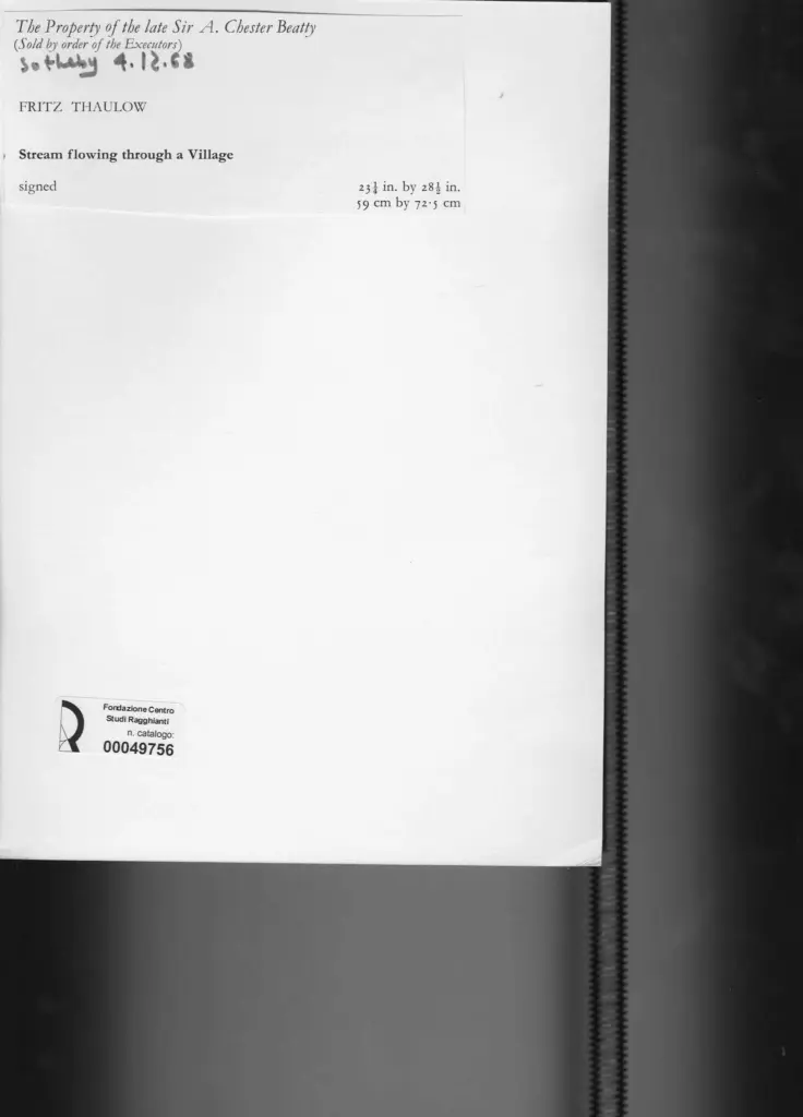 Thaulow, Fritz , retro