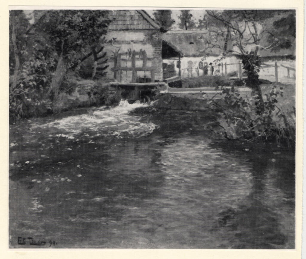 Thaulow, Fritz - sec. XIX , fronte