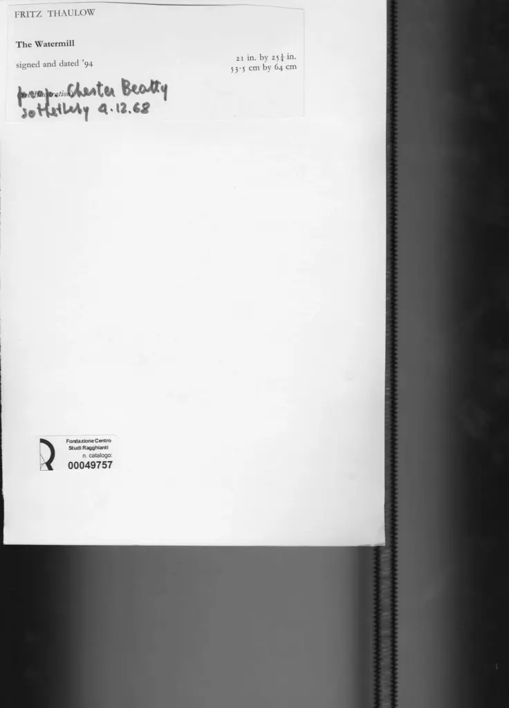 Thaulow, Fritz - sec. XIX , retro