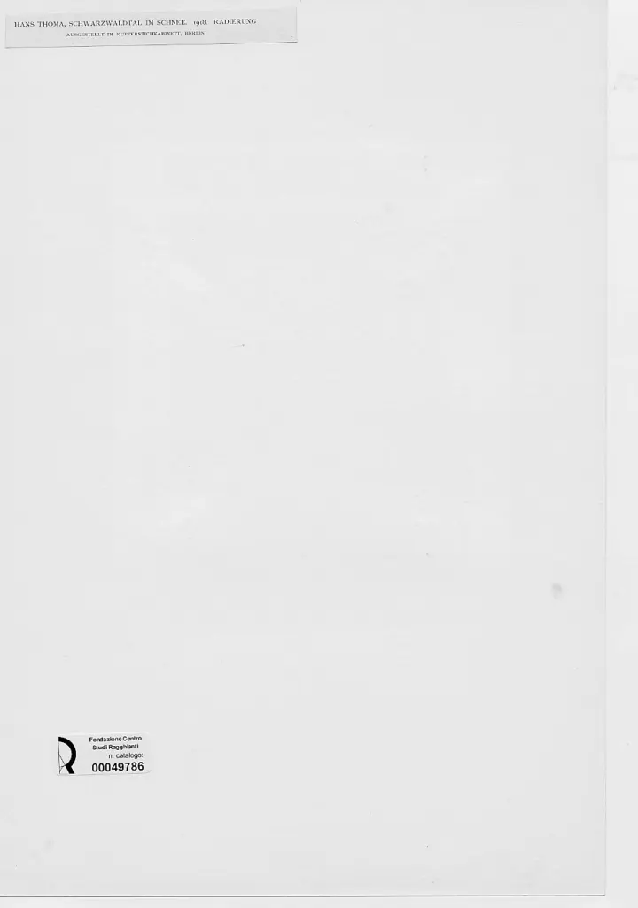 Thoma, Hans - sec. XX , retro