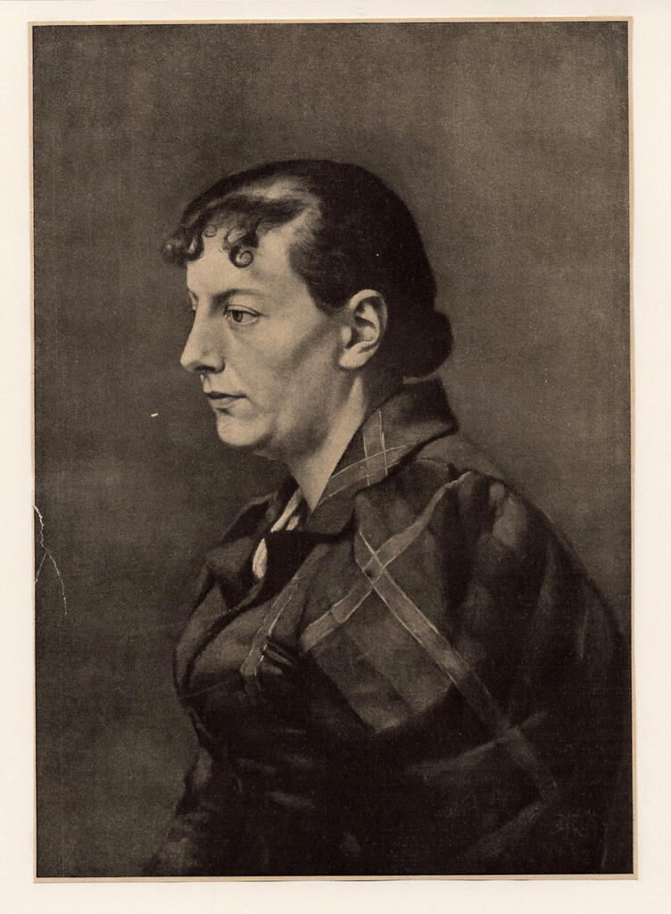 Anonimo , Thoma, Hans - sec. XIX - Ritratto di donna , fronte