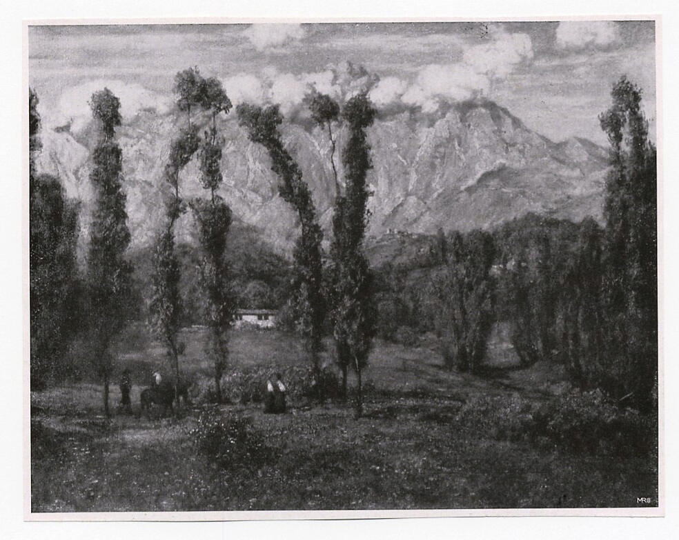 Thoma, Hans , Montagne a Carrara