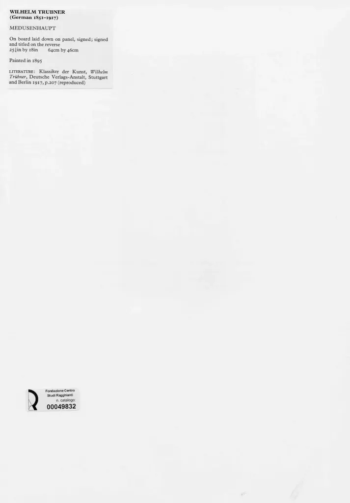 Trubner, Wilhelm - sec. XIX , retro