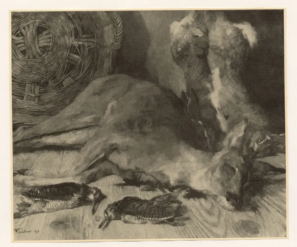 Anonimo , Trubner, Wilhelm - sec. XIX - Natura morta , fronte