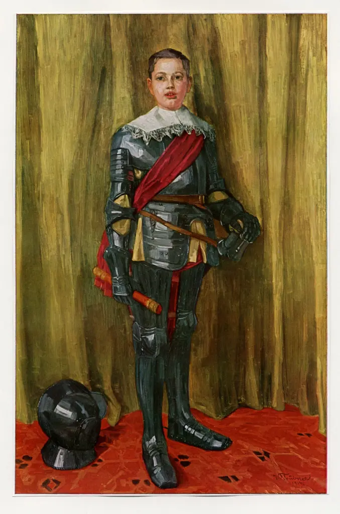 Trubner, Wilhelm , Ritratto di mio figlio