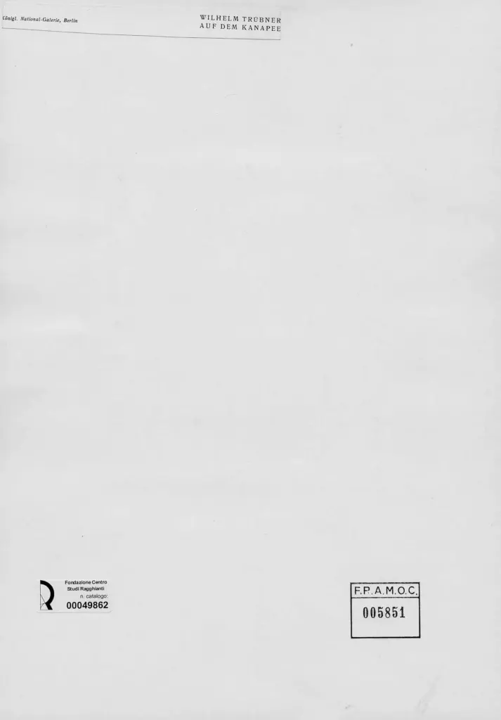 Trubner, Wilhelm , retro