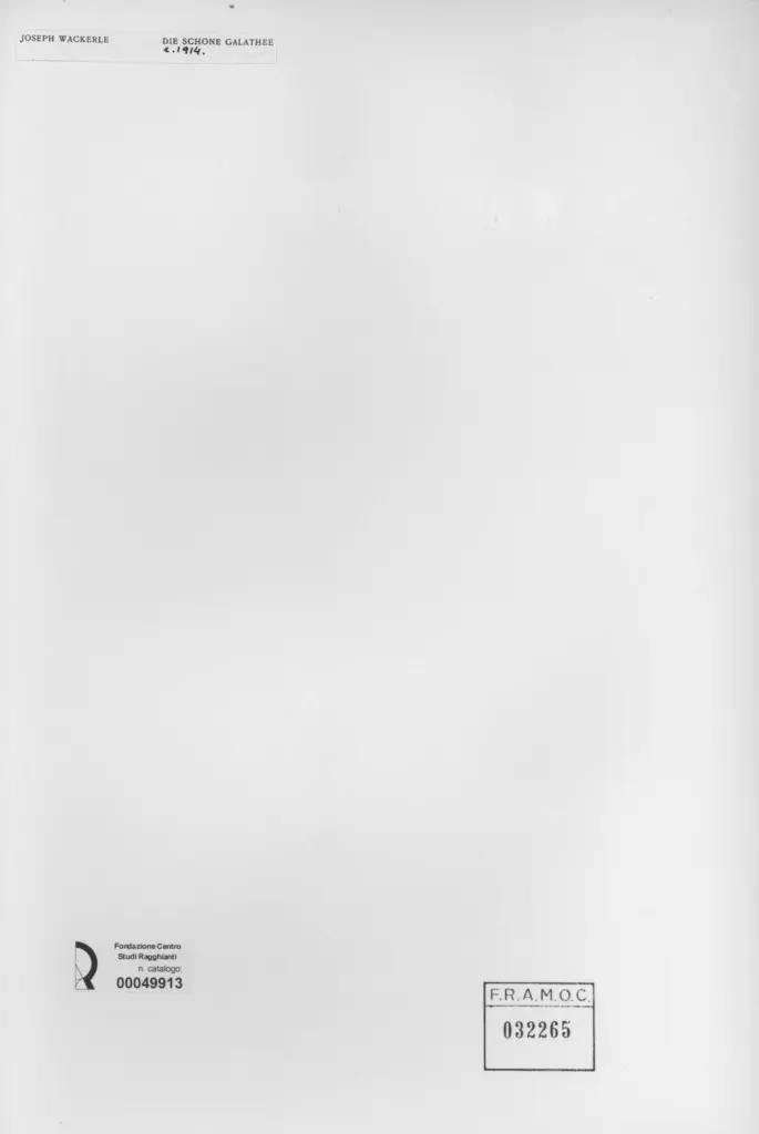 Anonimo , Wackerle, Joseph sec. XX , retro