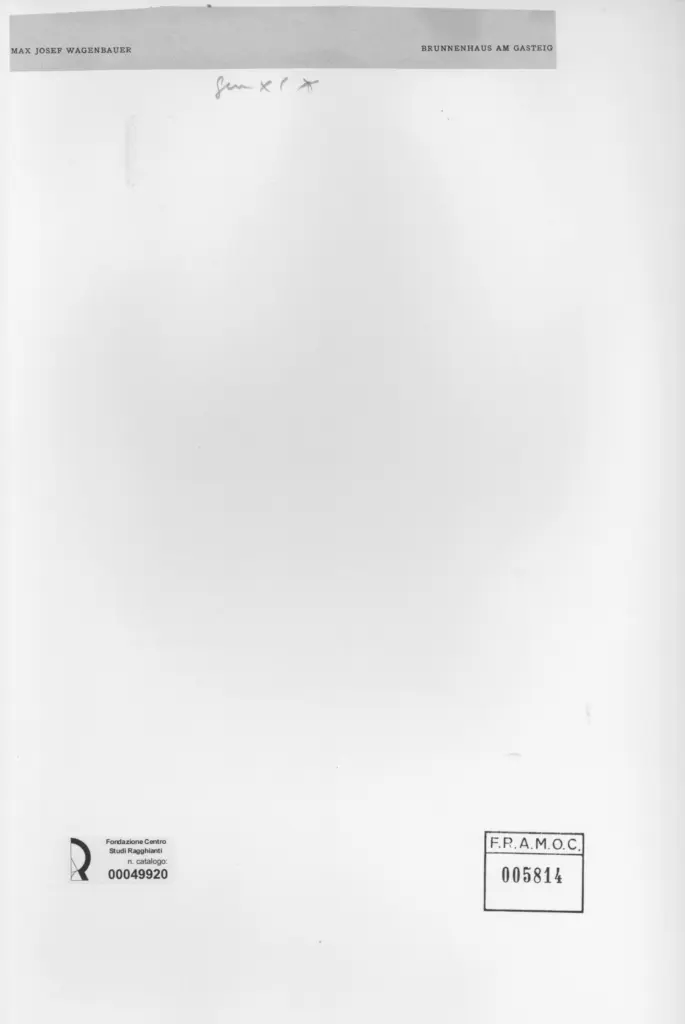 Anonimo , Wagenbauer, Max Joseph , retro