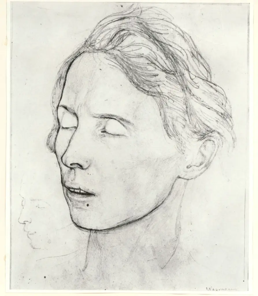 Anonimo , Wasmann, Friedrich - sec. XIX - Dead girl , fronte