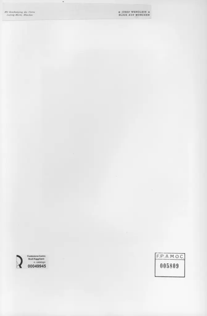 Anonimo , Wenglein, Joseph , retro