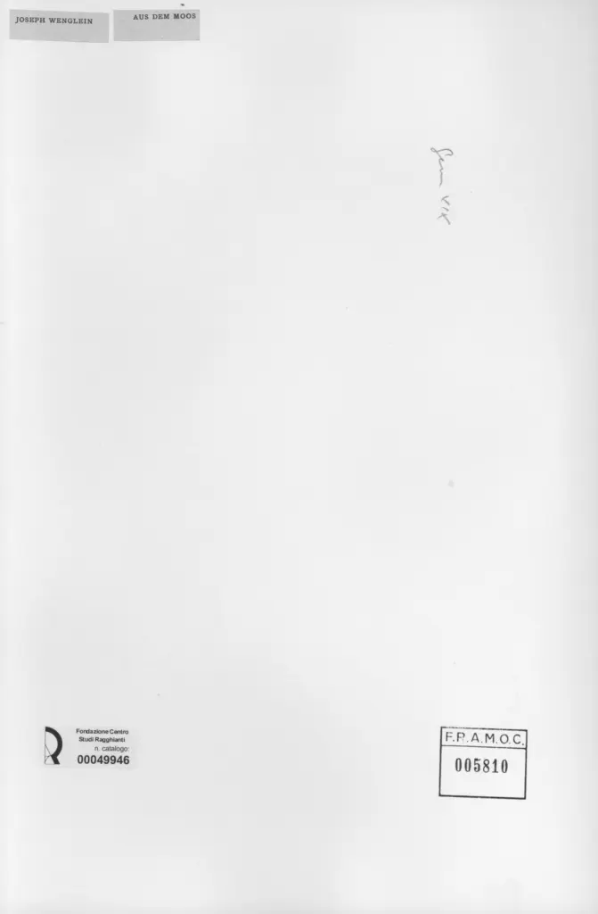 Anonimo , Wenglein, Joseph , retro