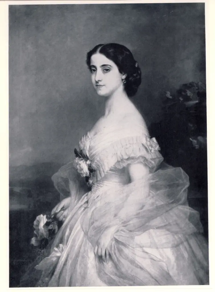 Wintherhalter, Franz , Portrait of Madame Adelina Patti -