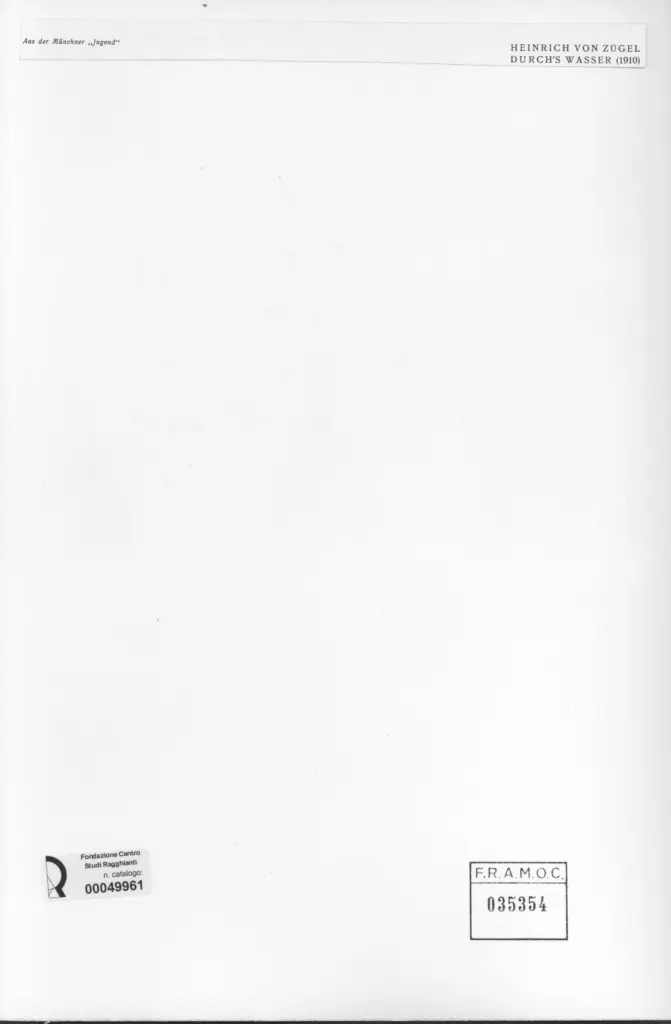 Anonimo , Zugel, Heinrich sec. XX , retro