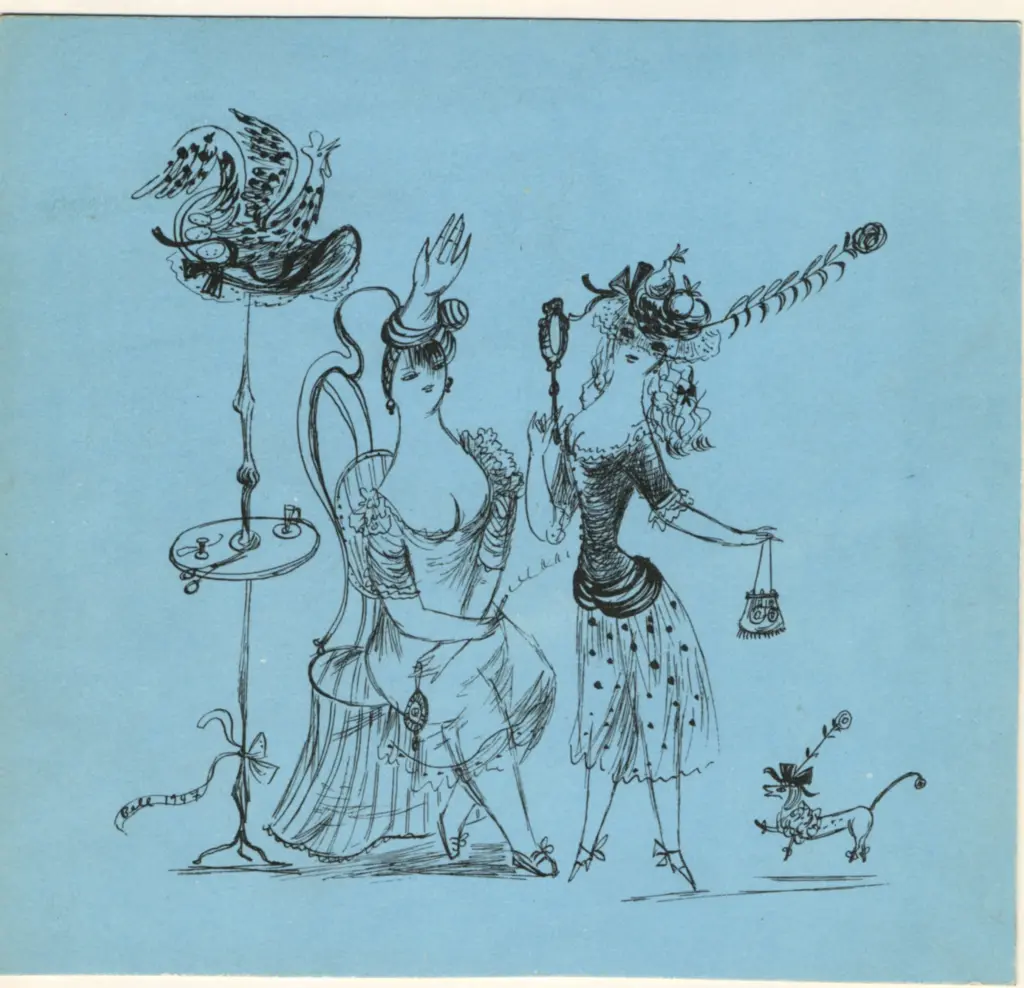 Anonimo , Bachem, Bele - sec. XX - Le damigelle , fronte