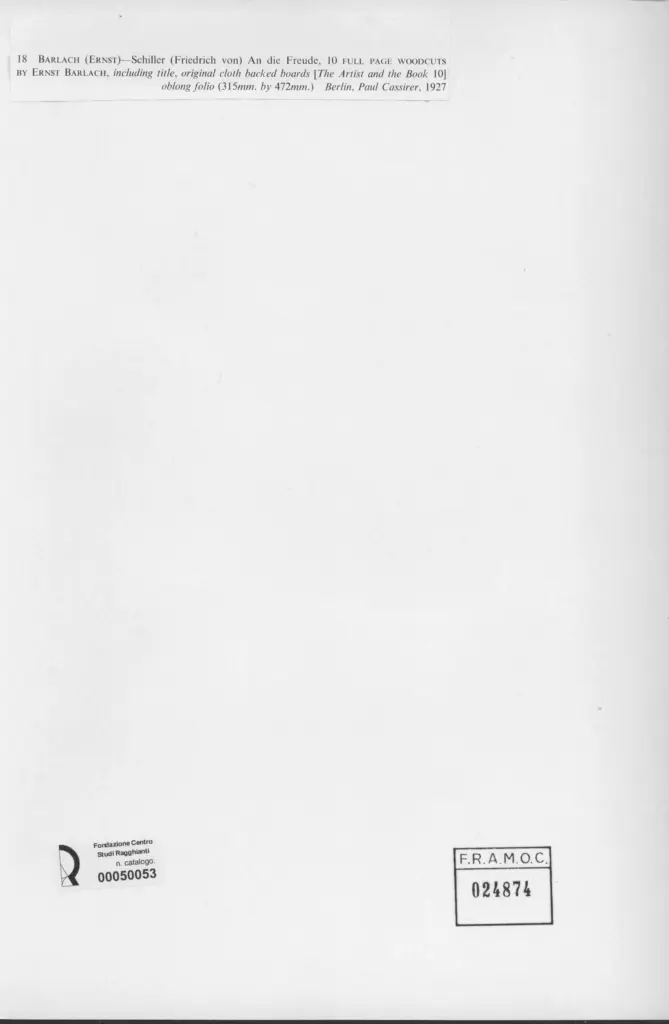 Anonimo , Barlach, Ernst , retro