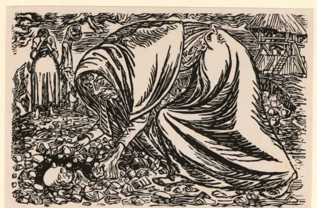 Barlach, Ernst , Kindergrab