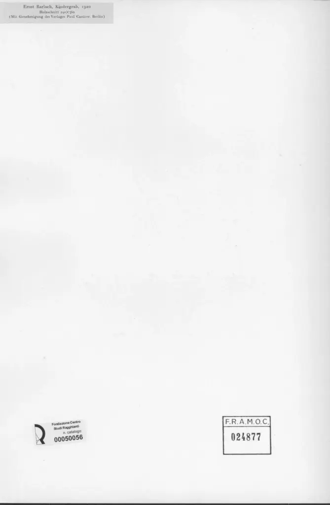 Anonimo , Barlach, Ernst , retro