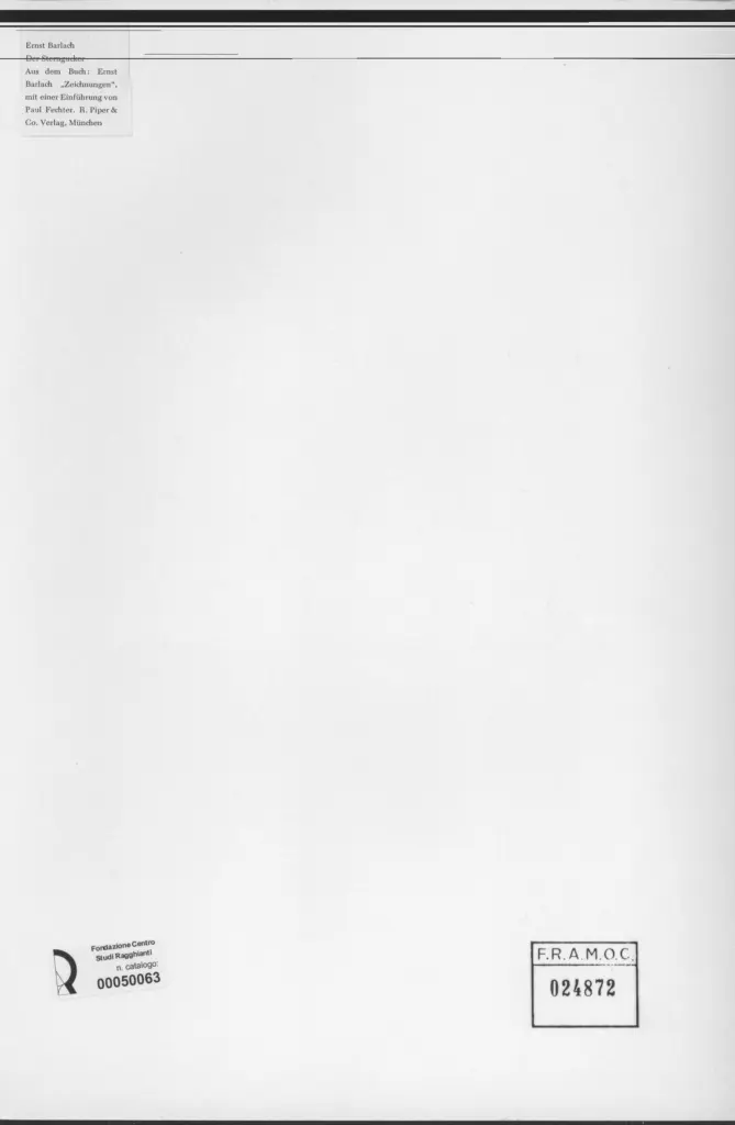 Anonimo , Barlach, Ernst - sec. XIX - Der sterngucker , retro