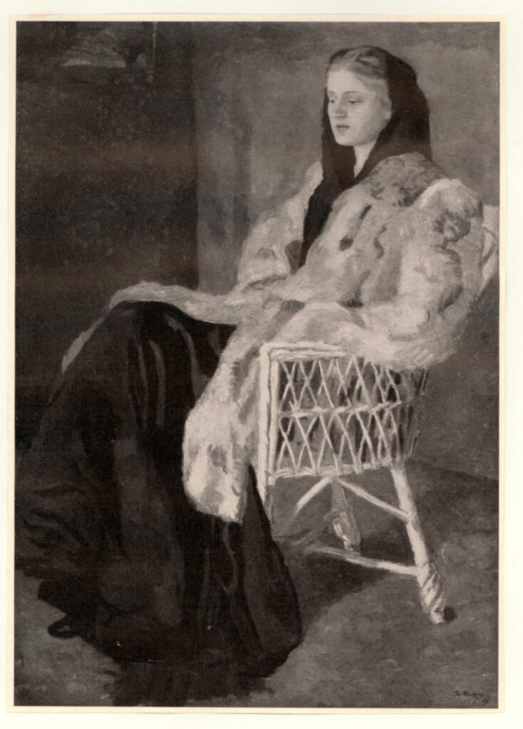 Anonimo , Beckmann, Max - sec. XX - Dame in grau , fronte