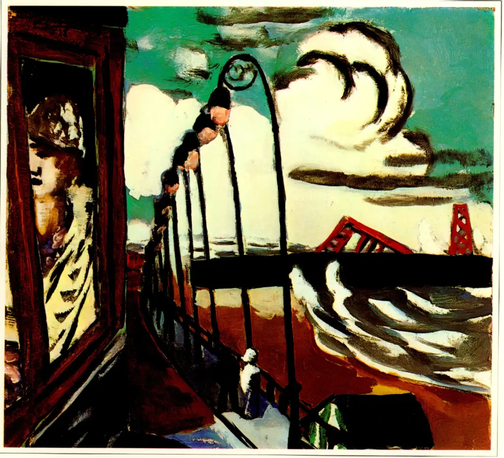 Anonimo , Beckmann, Max - sec. XX - Lungomare a Scheveningen , fronte