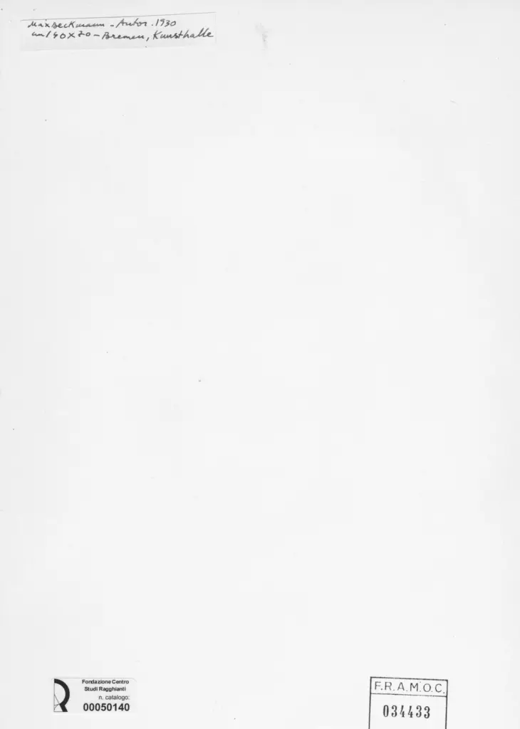 Anonimo , Beckmann, Max - sec. XX , retro