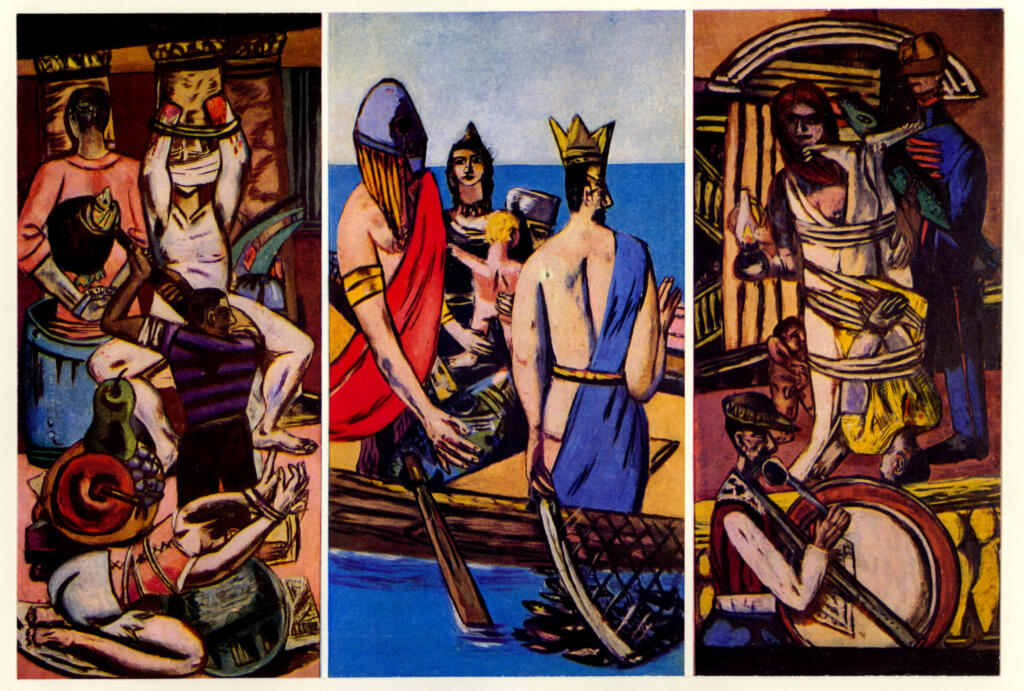 Anonimo , Beckmann, Max - sec. XX - Departure , fronte