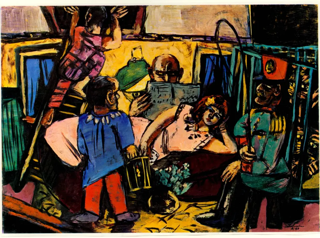 Beckmann, Max , Carrozzone del circo