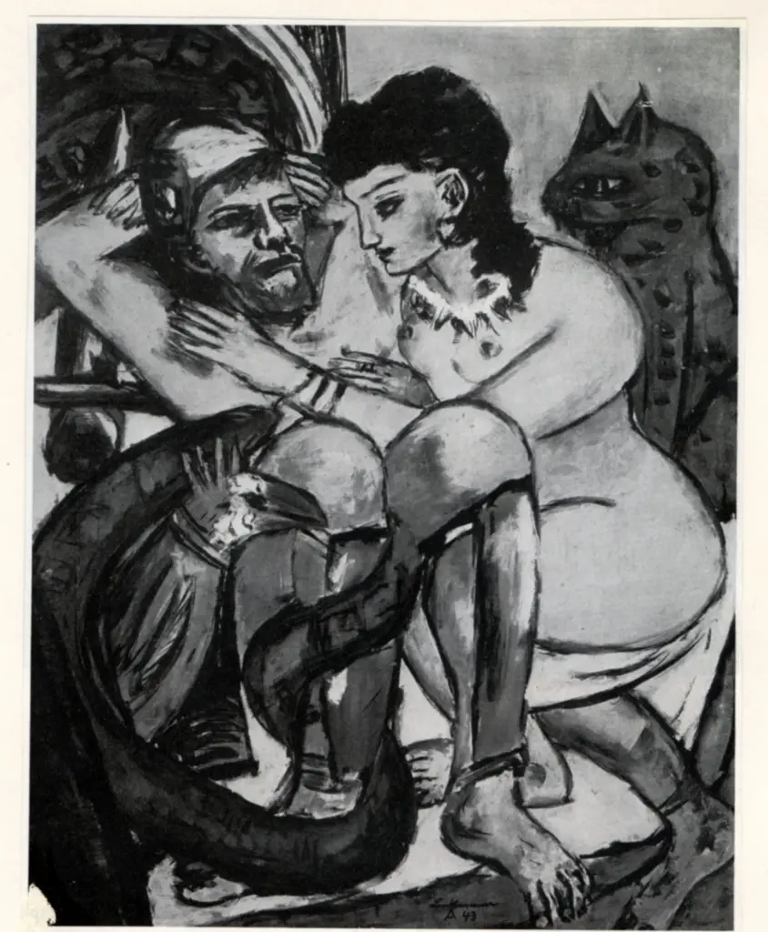 Beckmann, Max , Odysseus and Calypso