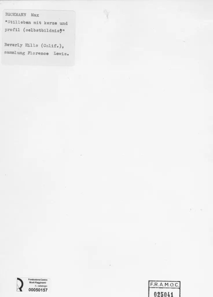 Anonimo , Beckmann, Max , retro