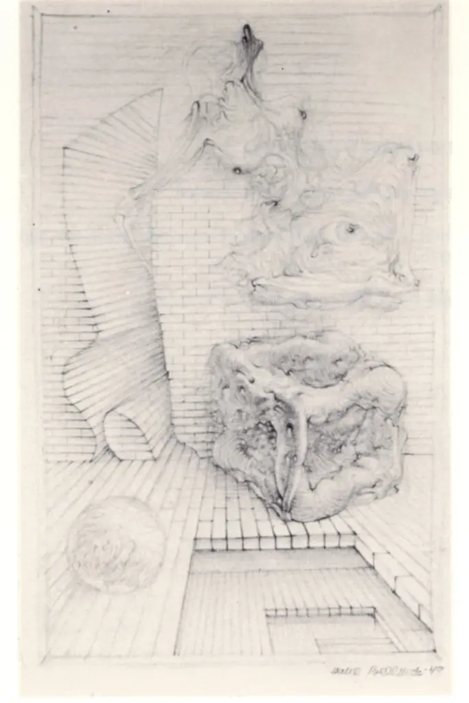 Anonimo , Bellmer, Hans - sec. XX - Composition d'Interieur , fronte