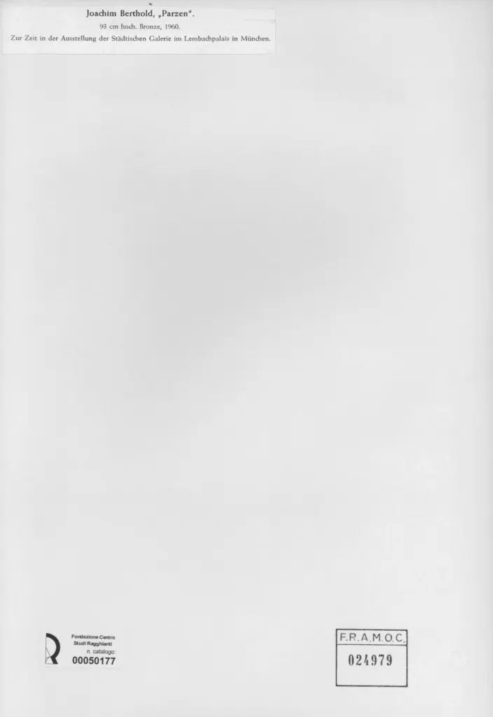 Anonimo , Berthold, Joachim - sec. XX - Parzen , retro