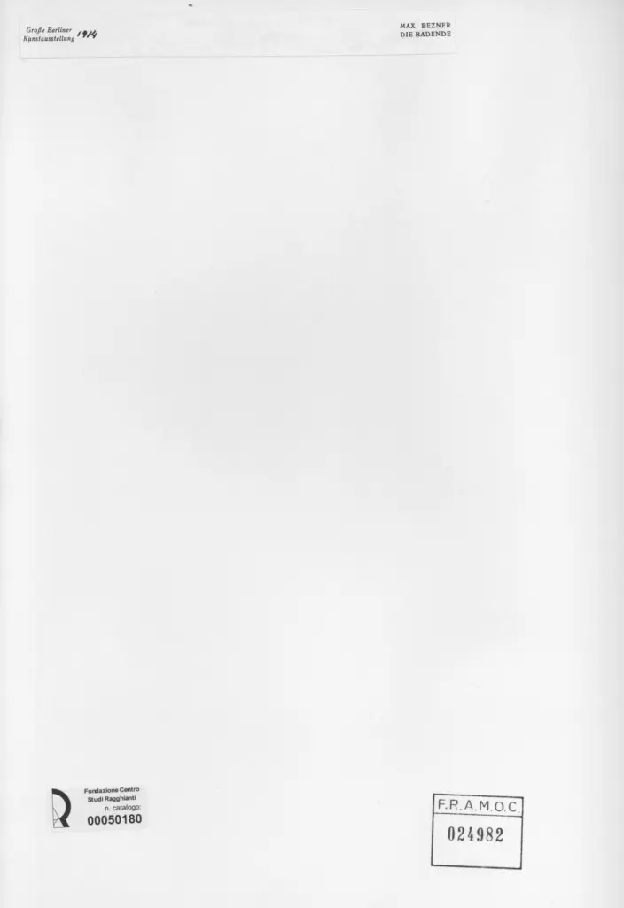 Anonimo , Bezner, Max , retro