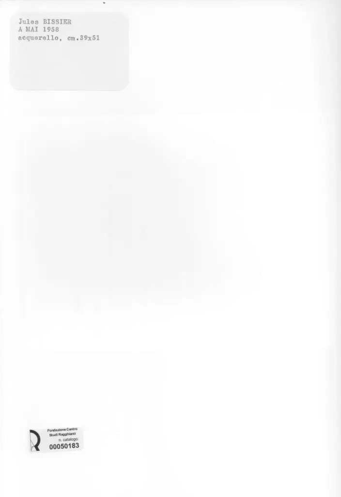 Anonimo , Bissier, Julius , retro