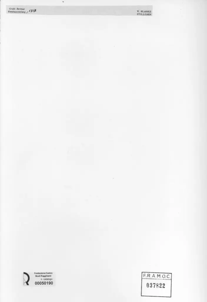 Anonimo , Blanke, W. , retro