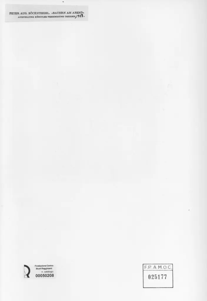Anonimo , B&ouml;ckstiegel, Peter August , retro
