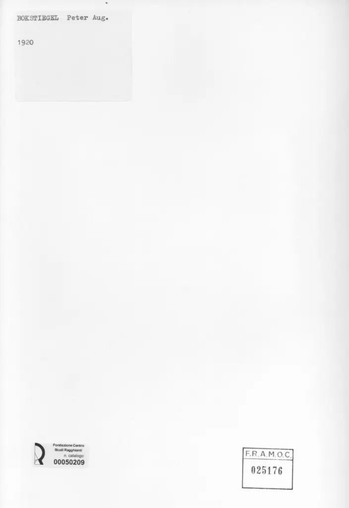 Anonimo , B&ouml;ckstiegel, Peter August - sec. XX - Paesaggio invernale , retro