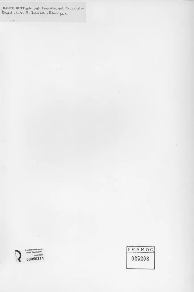 Anonimo , Bott, F. - sec. XX , retro