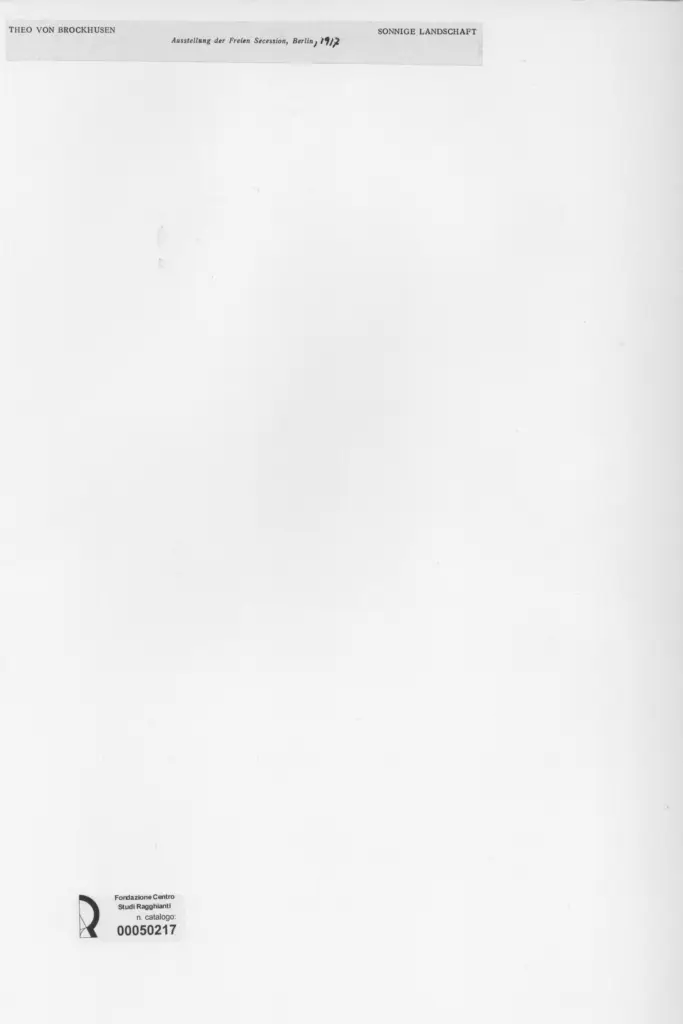 Anonimo , Von Brockhusen, Theo , retro