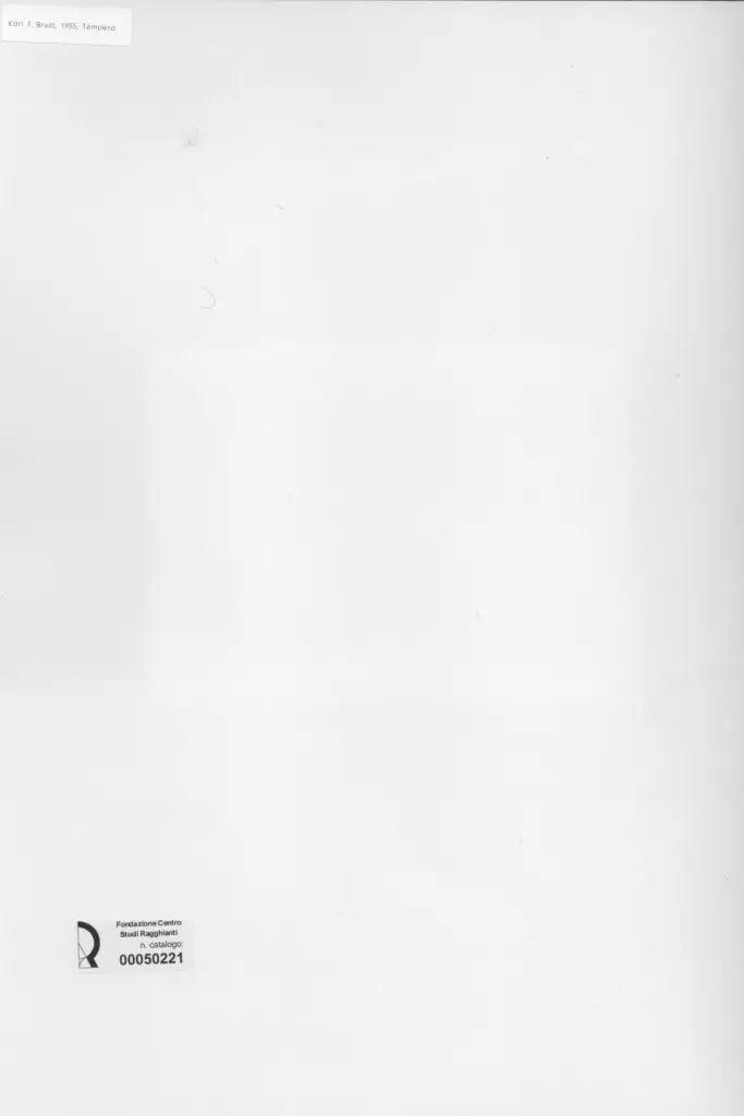 Anonimo , Burst, Karl - sec. XX - Composizione , retro